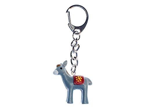 Miniblings Burro llaveros Mula Caballo Ninas Burro - Hecho a Mano Joyas de Moda I I Colgante Llavero...