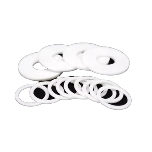 20-200 �̌��� 1.25 �~�����[�g�� PTFE �K�X�P�b�g�ϔM�v���X�`�b�N�L���O�t�����W�V�[�����b�V���[(M24x30mm-100pcs)