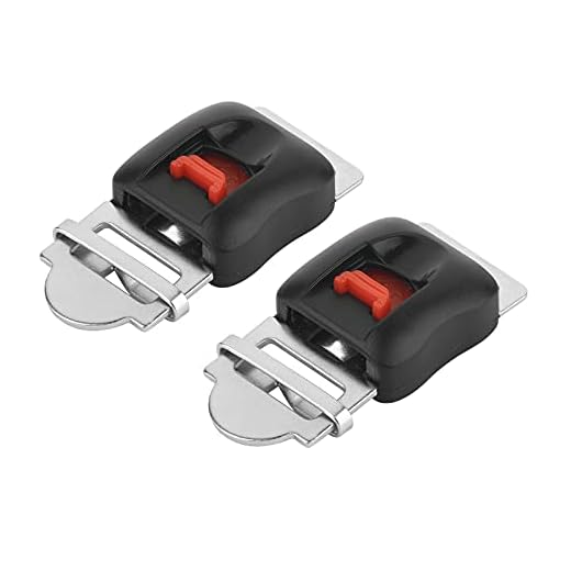 Cosmos Pack of 2 Motorcycle Helmet Speed Clip Helmet Quick Release Buckle Pull Buckle for 0.75 Inch Wide Universal Helmet Chin Strap