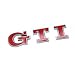 BENZEE B250 Car Styling Accessories Chromed Emblem Badge Decal Sticker Back Logo GTI Red For VW Volkswagen MK4 MK5 MK6 Golf 5 6 7
