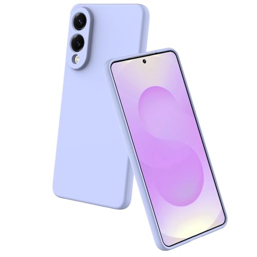Image of Back Cover for Samsung Galaxy S25 Edge 5G | Full Camera Protection | Premium Liquid Silicon Case | Flexible Bumper Case for Samsung Galaxy S25 Edge 5G (Purple)