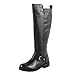 Produktbild Emotionen - Stiefel mit Absatz 35 mm - Damen - Beinstiefel Piratenstil Höhe 39 cm - Reißverschluss, Schwarz - Schwarz - Größe: 40 EU