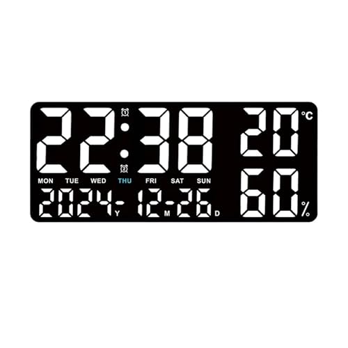 �f�W�^���ڊo�܂����v�A ��^�f�W�^���Ǌ|�����v�A7�F���[�h���C�g�A�����R���t���A�f���A���A���[���^�C�~���O�A�J�E���g�_�E���A12/24���Ԏ�������LED�ڊo�܂����v(BW)