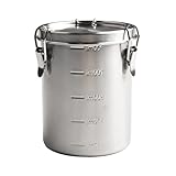 serbatoi inox per gasolio [Ampia capacità di conservazione] Con opzioni che vanno da 520 a 2500 ml, avrai un sacco di per tutto il tuo caffè.