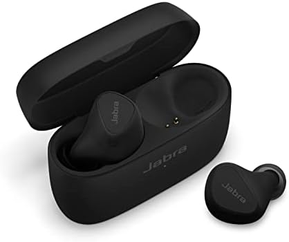 Jabra Elite 4 Active wkładki douszne Bluetooth - prawdziwie bezprzewodowe słuchawki douszne, bezpieczne dopasowanie, 4 wbudowane mikrofony, aktywna redukcja szumów, granatowy, jeden rozmiar