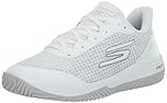 Skechers Women's Viper Court Pro Pickleball Sneaker, White, 8.5