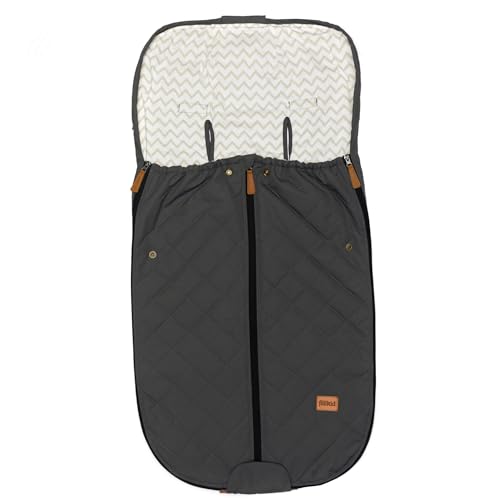Fillikid Sommerfußsack Light Big Exklusiv | Fußsack 100x50cm für Buggy Kinderwagen Jogger Sportwagen | Universal Kinderfußsack waschbar & atmungsaktiv | Babyfußsack Oberteil abnehmbar