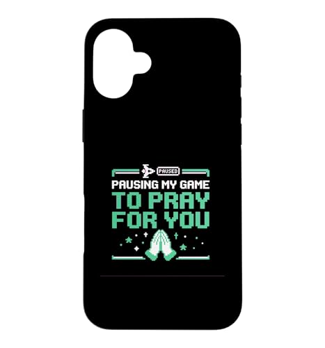 Pausing My Game To Pray For You �N���X�`�����Q�[�}�[ �X�}�z�P�[�X iPhone 16 Plus �p