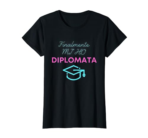 Finalmente Mi Ho Diplomata Divertente Maturità 2024 Donna Maglietta