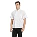 TopTie Unisex Short Sleeve Chef Coat Jacket, White