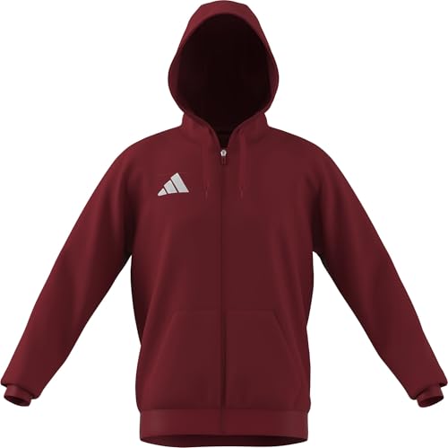 adidas Men's Entrada26 Full Zip Hoodie Men, Team Power Red/White, X-Large by adidas - Used condition - US$29.12