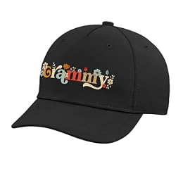 Grammy Floral Wildflower for New Grammy Cute Flowered Women Adjustable Printed Baseball Hat, Black
