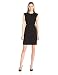 Calvin Klein Women's Dress with Faux Suede Side Panel