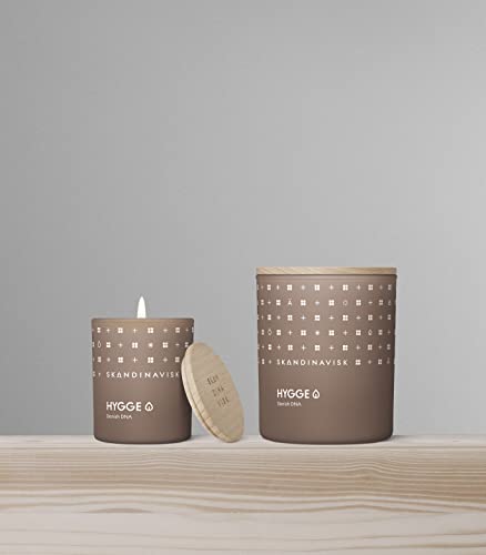 Skandinavisk Hygge 'Cosiness' Mini Scented Candle. Fragrance Notes: Black Tea And Mint Leaves, Dried Apples And Baked Cinnamon. 2.3 Oz. #TOP1