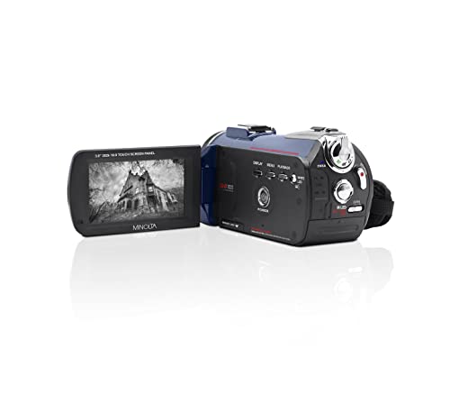 Minolta Mn4K40Nv 4K Ultra Hd / 30 Mp Night Vision Camcorder (Blue) #TOP4