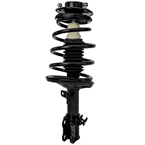 Image of Detroit Axle - Front Struts for 97-01 Toyota Camry 2.2L - [99-03 Solara 2.4L] Complete 2 w /Coil Spring 1998-01 Replacement Ready Shocks Assembly