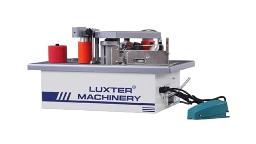 Image of LUXTER JE33 Double Track Dual Hot Gluing Portable Mini Edge Bander Machine