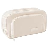 Unisex y versátil: perfectamente adecuado para niñas adolescentes, niños, hombres y mujeres, esta bolsa de estuche de lápiz sirve bien para la escuela, la oficina o los viajes, acomodando diversas necesidades con su gran capacidad y estética neutral