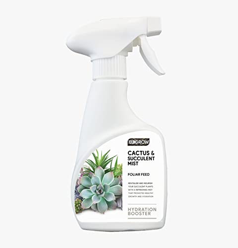 UK GROW 1L Cactus Plant Specialised Foliar Spray - Boost Growth, Health, and Yield of Your Plants (1Ltr, Cactus foliar myst)