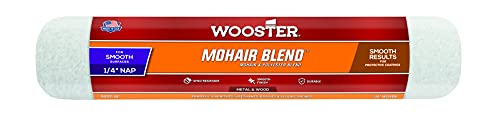 Wooster R207-12 Mohair Blend 1/4' NAP Roller Cover, 12-Inch