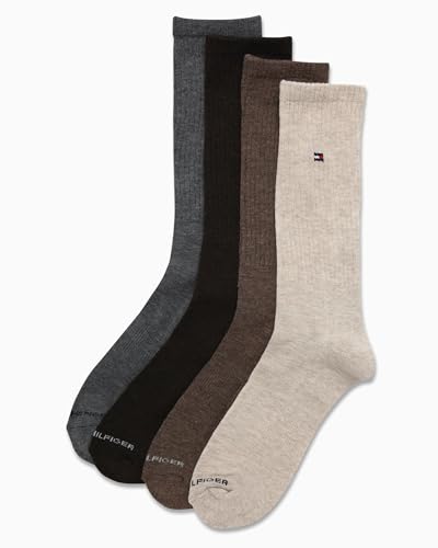 Tommy Hilfiger Men's Athletic Socks - Cushion Crew Socks (4 Pack)4