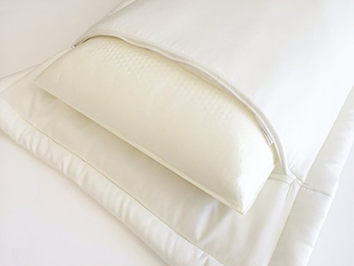 Almohada espuma viscoelástica Queen tamaño estándar crema