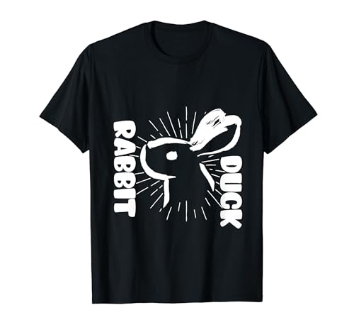 Lapin ou canard Drôle Science Nerd Math Geek Illusion d'optique T-Shirt