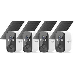 Security Cameras Wireless Outdoor, 4-Pack Solar-Powered Security Camera for Home Security with 2K Full Color Night Vision,PIR Detection, 2.4G WiFi