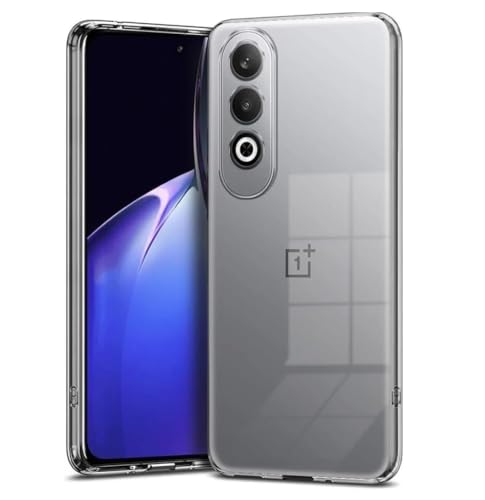 Image of COVERBLACK Flexible Rubber Case Back Cover Compatible for 1+ Nord 5 / Oneplus Nord5 - Transparent