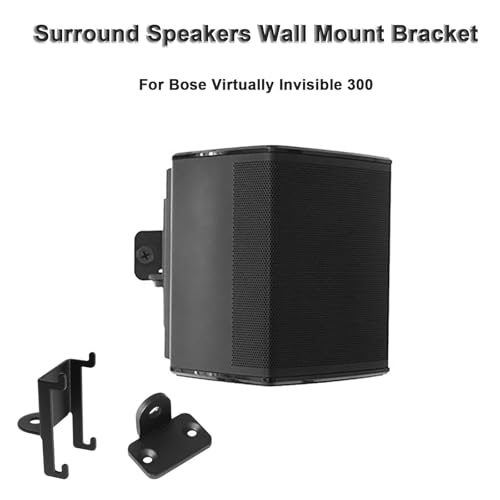 Support mural Bose Virtually Invisible 300 noir fixation enceinte surround lot de 2 - 2