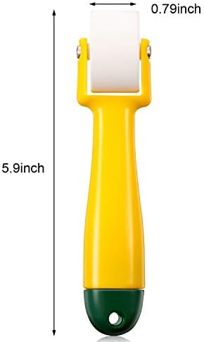 Quilting Seam Roller Quilting Roller Roll and Press Sewing Roller Tool with Easy to Grip Handle for Quilting, Sewing, Print, Ink, Wallpaper, Home Decoration (15 x 2.3 cm)