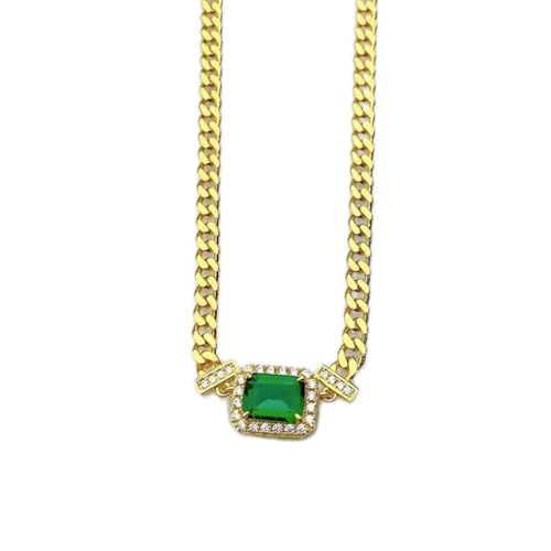 Pendentif Moissanite Émeraude en Argent 925 Joaillerie d'Exception