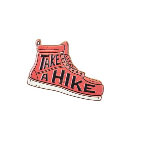 �H���f�� �A���e�B�[�N�G���{�X�v���[�g TAKE A HIKE RED W27×D0.2×H18 cm MP22039