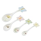 Lenox Butterfly Meadow Measuring Spoons, Set of 4, White - 834711