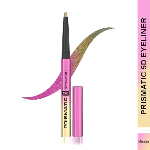 Image of Glam21 Prismatic 5D Eyeliner| Waterproof|Smudge proof|Long lasting eyeliner with easy application|Creamy Formula|Multichrome Effect Bold Color Payoff | 01-Mirage