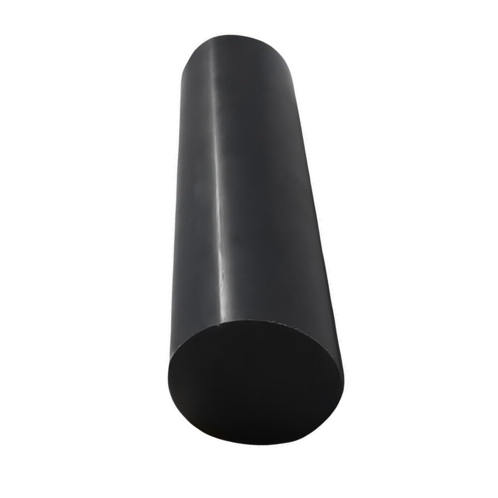 5 Stück POM-Rundstäbe – Acetal-Copolymer, wiederverwendbare Kunststoffstäbe for elektrische Geräte, Durchmesser 15–55 mm(Black,50x1000mm)