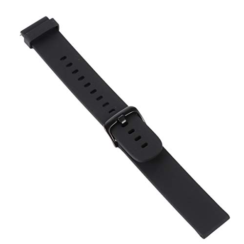 ibasenice — Pulseira de reposição para relógio inteligente branca de silicone de 20 mm para relógio