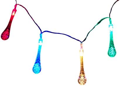 Cospry Teardrop Solar Outdoor LED String Lights