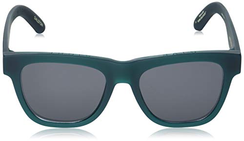 TOMS Dalston Rectangular Sunglasses, Matte Deep Forest W/Soft Touch Finish/Dark Grey, 54-19-1482