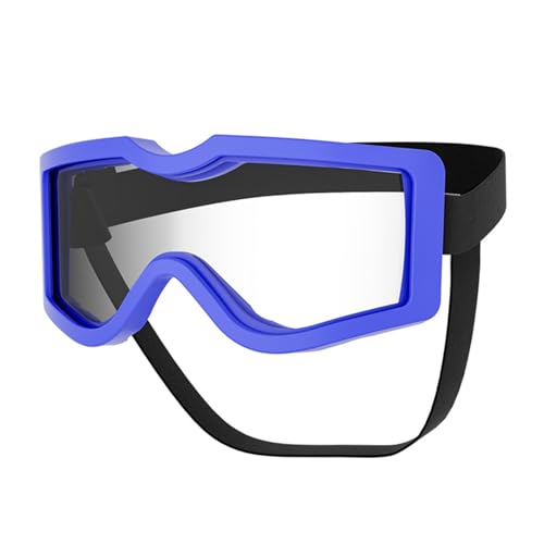 Dog Goggles Scratch Resistant Sunglasses for Clear Visual Comfort Adjustable Strap Wind Proof for Outdoor Activity Skiing Dog Go