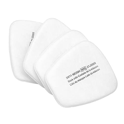 10Pcs Safety Particulate Filter 5N11 Filter Cotton Compatible With 6000/6200/7502/6800/7501/Ff402,Replacement Fitting，Used On 501 Filter Holder #TOP2