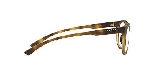 Oakley Women's Ox8175 Leadline Rx Round Prescription Eyewear Frames, Satin Brown Tortoise/Demo Lens, 52 Mm #TOP3