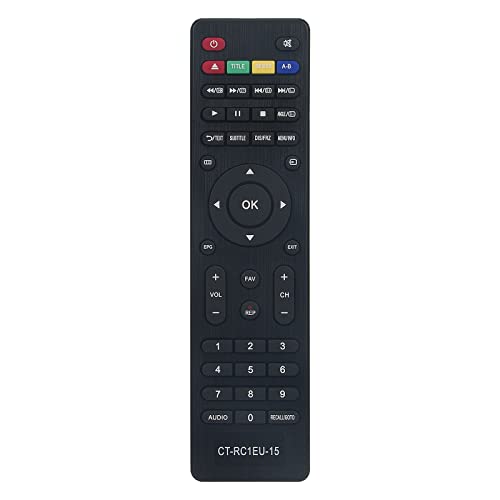 AULCMEET CT-RC1EU-15 CTRC1EU15 Replaced Remote Control Fit for Toshiba TV 32E1653DG 24E1533DG 42F1633DG