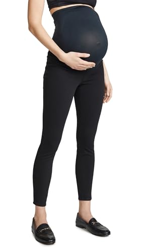 SPANX Women's Mama Ankle Jean-ish Leggings, Very Black, S