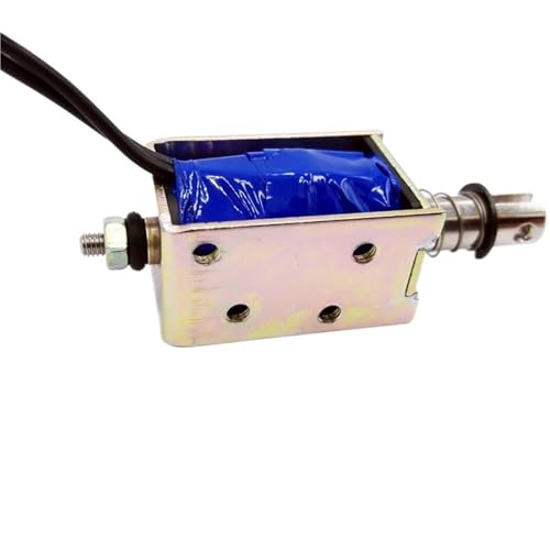 Électroaimant 12V 24V push-pull course 10mm solénoïde TAU0630T à force 1kg réglable