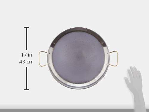 Garcima 16-Inch Stainless Steel Paella Pan, 40 Cm #TOP3