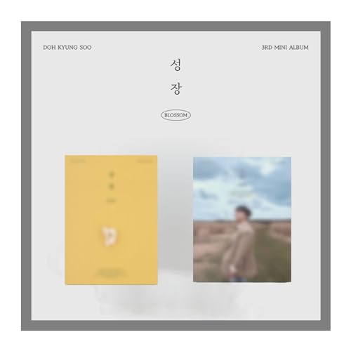 EXO D.O. BLOSSOM 성장 3rd Mini Album CD+Folded poster on pack+Photocard+Postcard+Sticker+Tracking Sealed DO KYUNGSOO (SET(MARS+POPCORN))