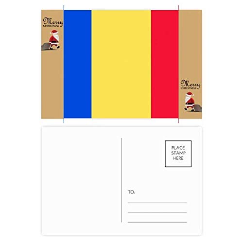 Cartes postales Roumanie drapeau national lot de 20 remerciement souvenir