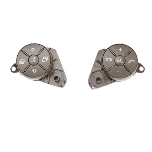 Boutons de volant Benz W164 W251 beige pour commandes audio multifonctions d'origine