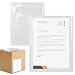 100 Pack Clear Packing List Envelopes 9.5 x 12 Adhesive Shipping Label Pouches 9 1/2 x 12. Shipping Document envelopes. 2 mil. Packing Slip Holder. Adhesive Envelope Sleeve. Back Side Loading